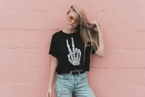 تيشيرت نوم وافل